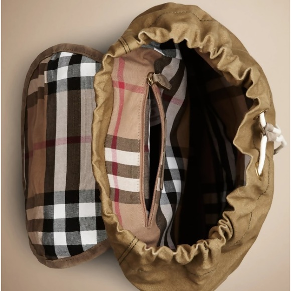 Burberry Sailing Cotton Canvas Backpack - Picture 1 of 10